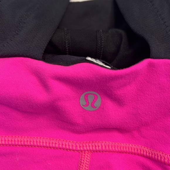 8. Lululemon Scoop Me Up Tank II Raspberry Glo Light / Black - Picture 3 of 4